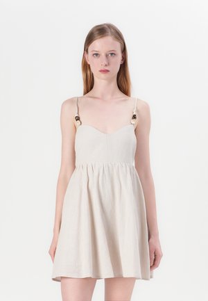 CHASE BEADED SWEETHEART BABYDOLL SKORT - Day dress - grey