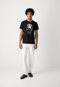 Antony Morato WITH FLOCK AND INJECTION LOGO - Camiseta estampada - black