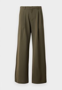 WIDE LEG TRIBECA - Nadrágok - black moss