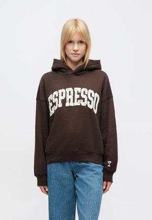CHEEKY SLOGAN SUNDAY HOODIE - Sweatshirt - brown
