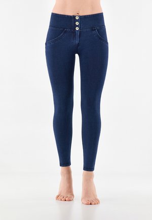 Freddy 7/8 SUPER A VITA MEDIA - Jeggings - denim scuro