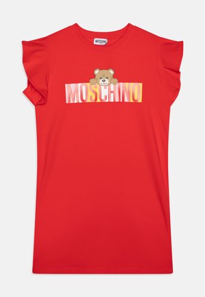 MOSCHINO DRESS - Jerseykjole - poppy red