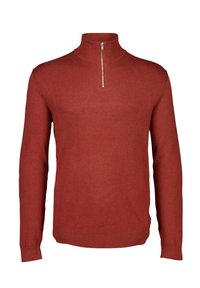 HALF ZIP L/S - Pullover - red clay mel