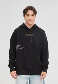 INSIDE TIGERS CREW - Jersey con capucha - black