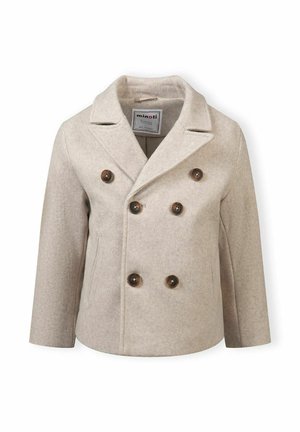 DOUBLE-BREASTED WITH LAPEL - Lühike jakk - stone