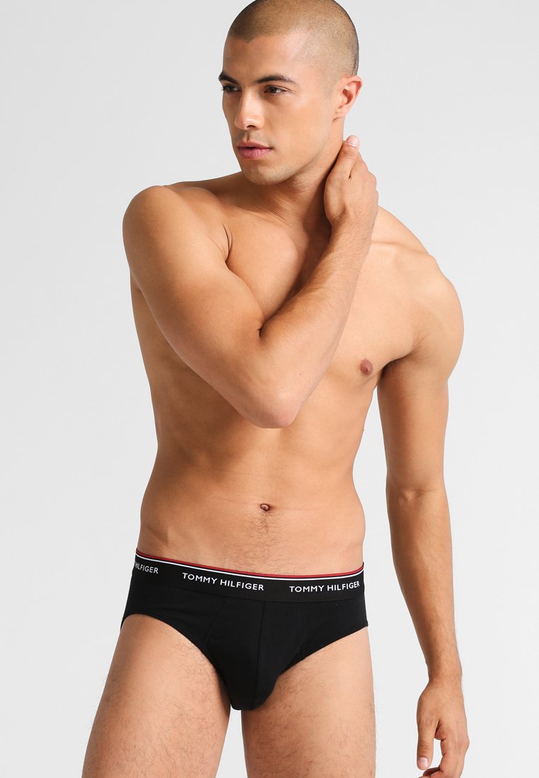 Tommy Hilfiger PREMIUM ESSENTIAL 3 PACK - Briefs - black 