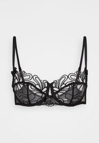 NELLE BRA  - Krūšturis ar stīpiņu - black
