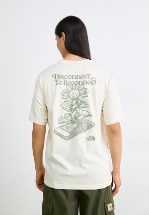 The North Face CONNECT RELAXED TEE GRAPHIC - T-shirt imprimé - white dune