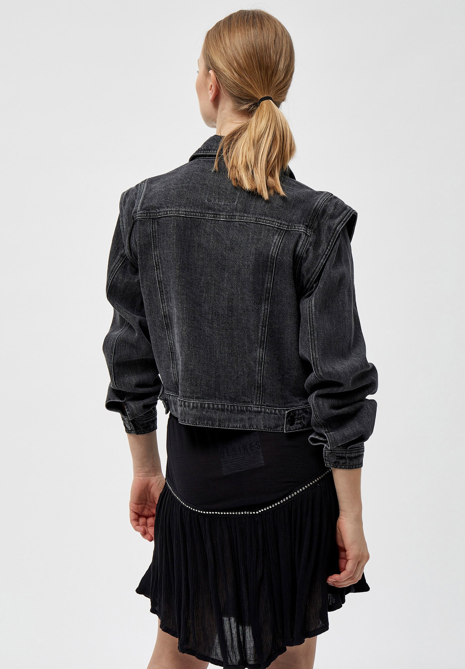 Desires ESTELLA - Denim jacket - black 