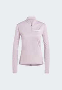 Adidas Terrex TERREX MULTI HALF ZIP LONGSLEEVE TEE - Longsleeve - preloved fig