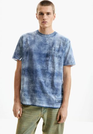 MICKEY CROP  - T-shirt con stampa - blue