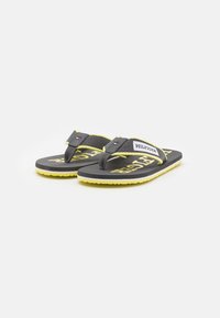 Tommy Hilfiger PATCH BEACH  - Sandaler m/ tåsplit - dark ash