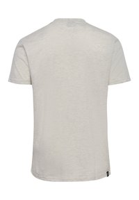 Hummel MOVER - T-shirt print - egret melange