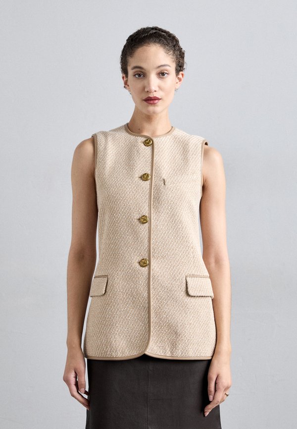 BARTLET ITALIAN - Waistcoat - beige