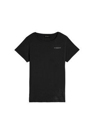 Freddy CON PAISLEY IN TONO SUL FONDO - T-shirt con stampa - nero