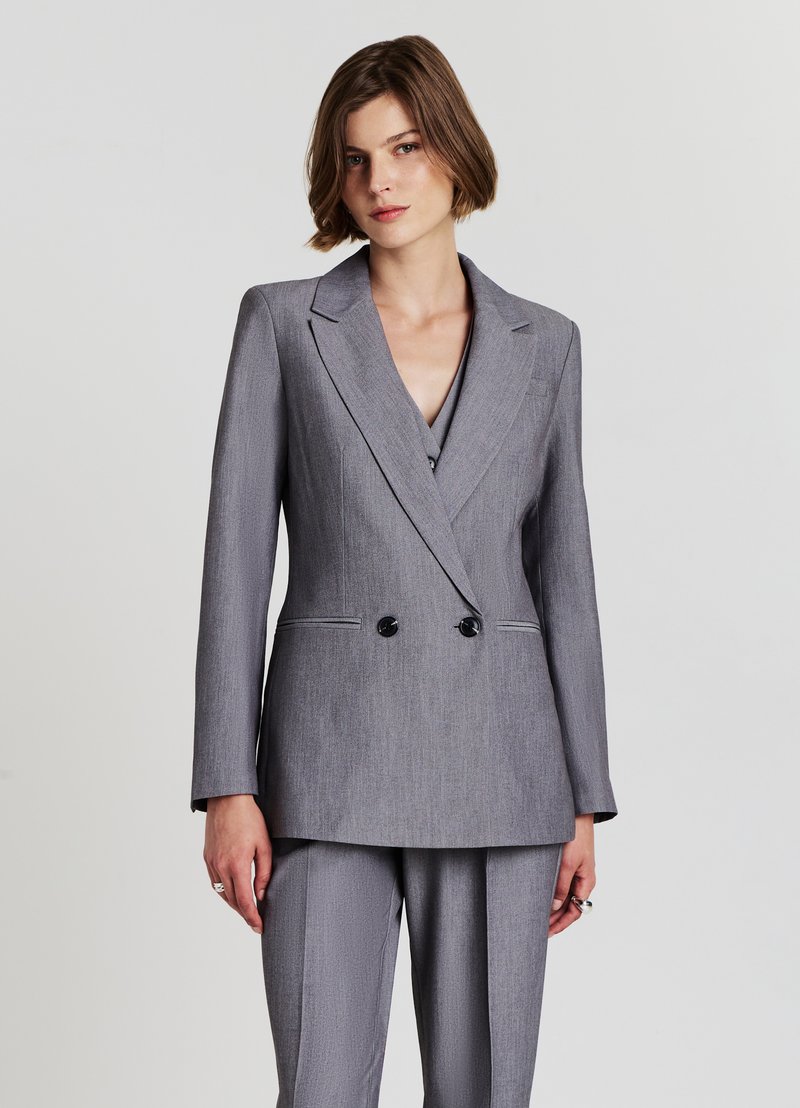 Calliope Cappotto corto - grigio ghiaccio melange