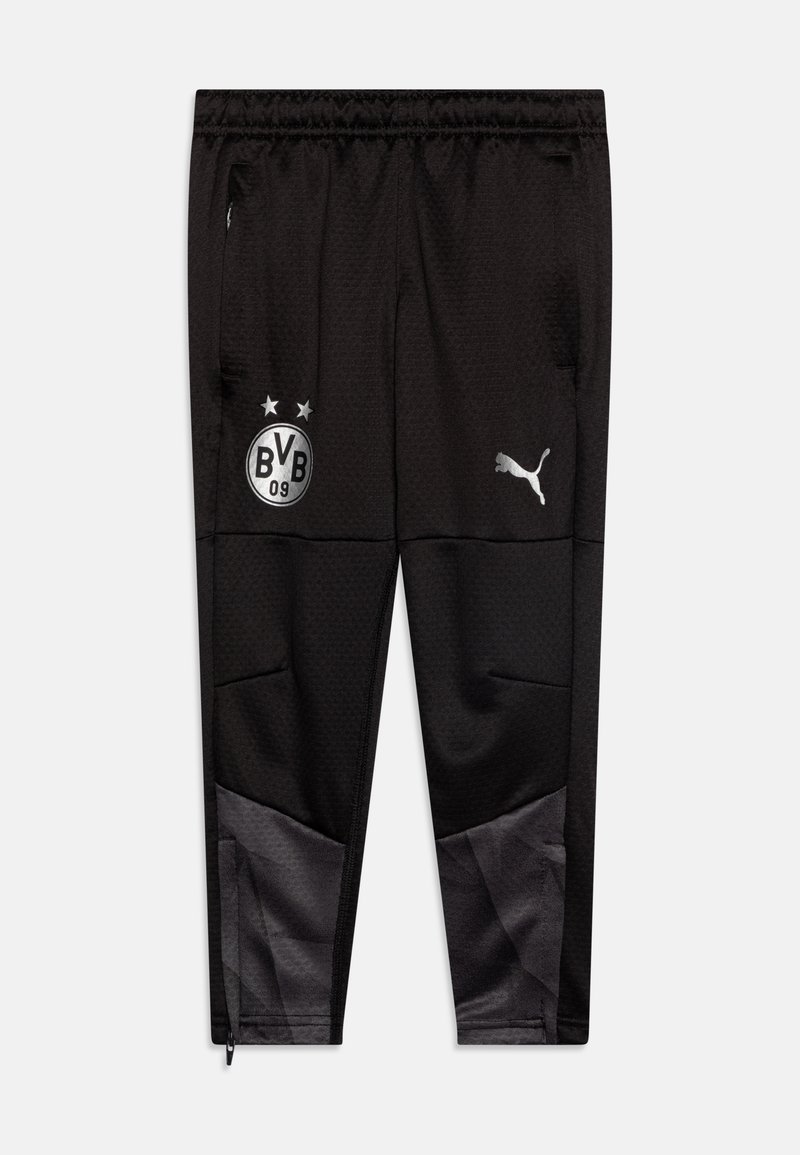 Puma BVB BORUSSIA DORTMUND TRAINING JR UNISEX - Vereinsmannschaften - black/silver/schwarz 