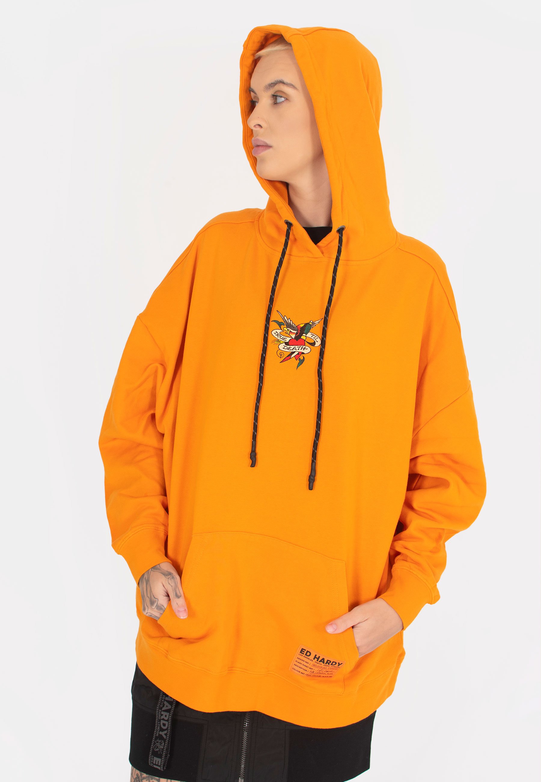 Ed Hardy Sudadera - orange pepper/naranja - Zalando.es