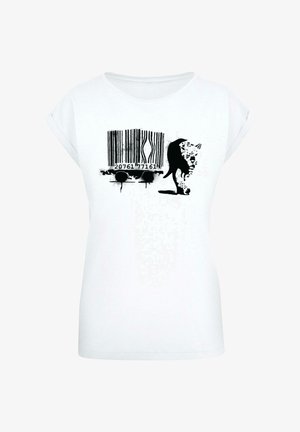 Merchcode, T-Shirt print - white