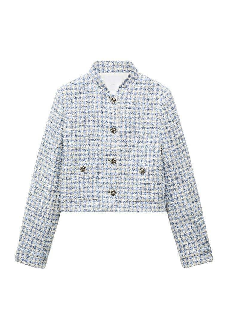 Mango Blazer lichtblauw