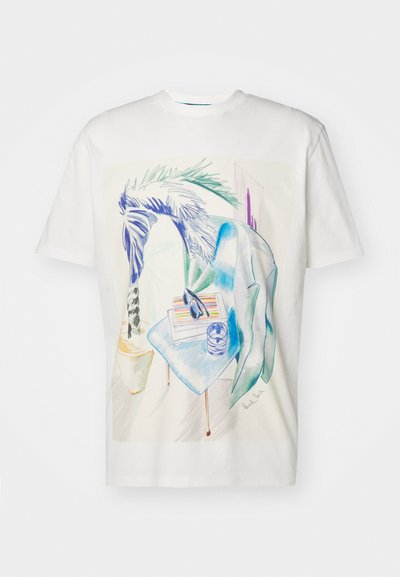 Paul Smith LIFE DRAWING - T-shirt imprimé - white