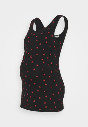 NURSING- Top - Topper - black/red
