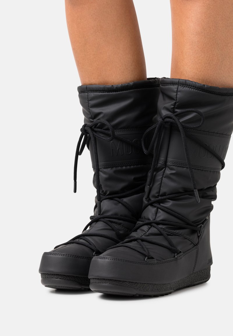 Mid Moon Boots Black