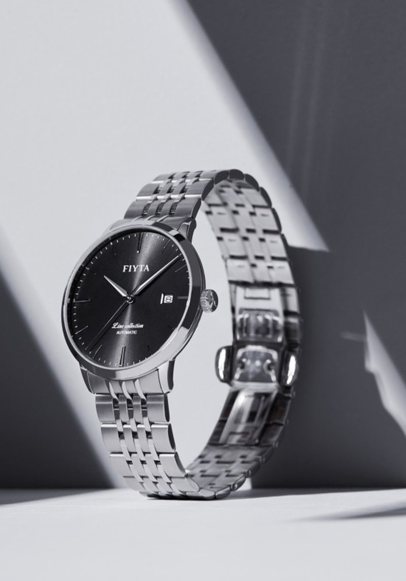 Herren Analoguhren | FIYTA LINE AUTOMATIKUHR Uhr black/schwarz - PZ64676 Herren Analoguhren | FIYTA LINE AUTOMATIKUHR Uhr black/schwarz - PZ64676