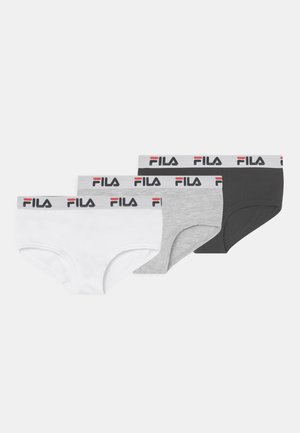 JUNIOR GIRL CULOTTE 3 PACK - Boxerky - black/white/grey