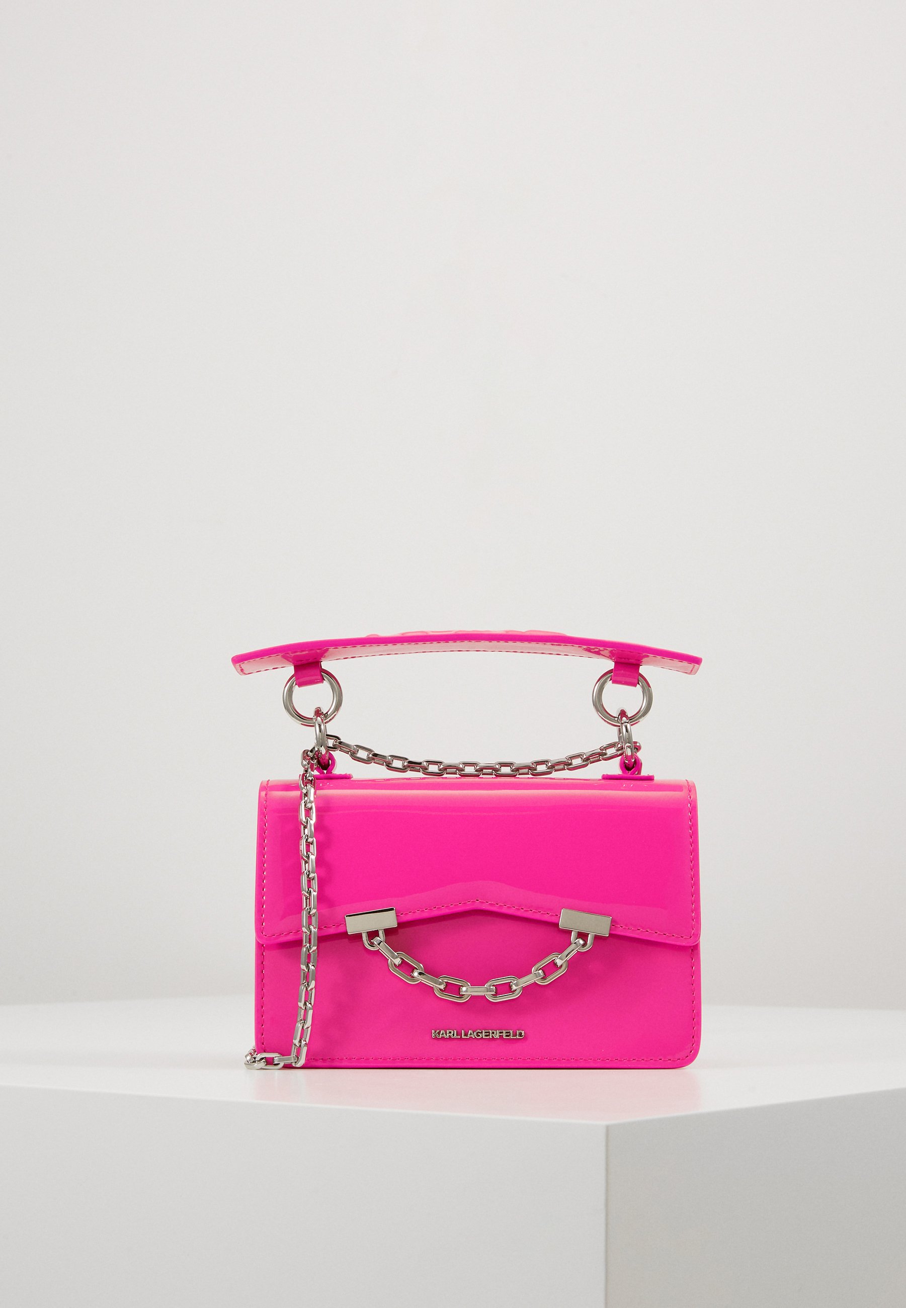 neon pink mini bag