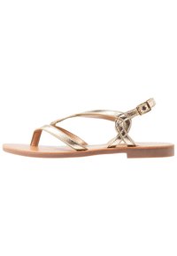 Anna Field Tåsandaler - gold-coloured