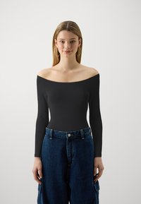 ONLY ONLLIVE LOVE OFFSHOULDER BODY - Ilgarankovis viršutinės dalies drabužis - black