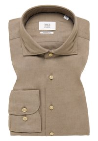 Eterna FLANELLHEMD - MODERN FIT - Camicia elegante - camel