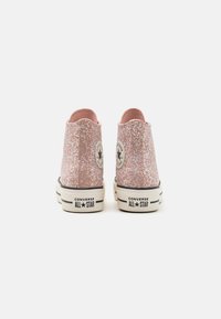 Converse CHUCK TAYLOR ALL STAR LIFT PLATFORM GLITTER - Visoke tenisice - dusty cinder/egret/black