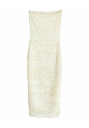 Svetríkové šaty - cream
