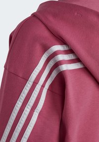 adidas Sportswear FUTURE ICON 3-STRIPES FULL-ZIP - Tröja med dragkedja - preloved fuchsia white