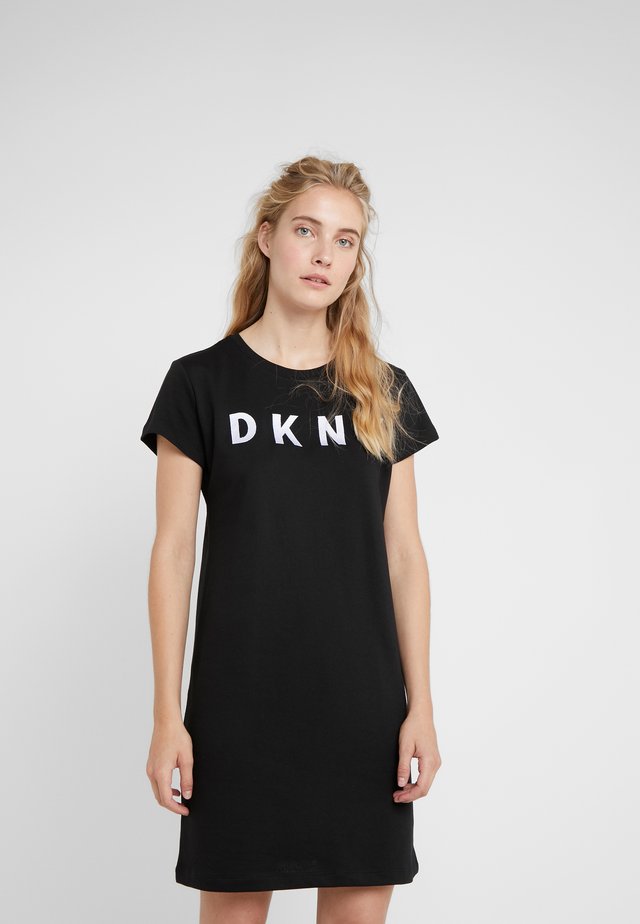 LOGO DRESS - Vestido informal - black