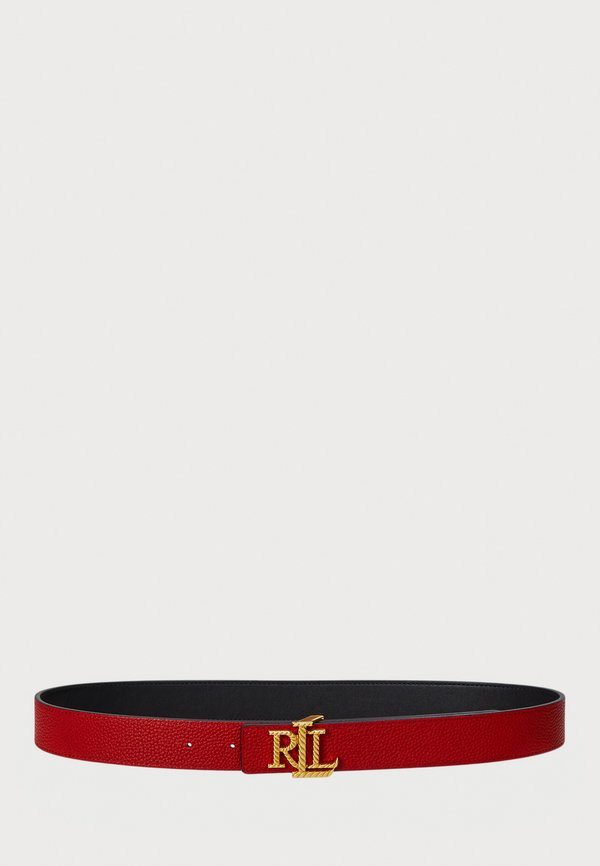 LOGO REVERSIBLE PEBBLED LEATHER BELT - Belt2