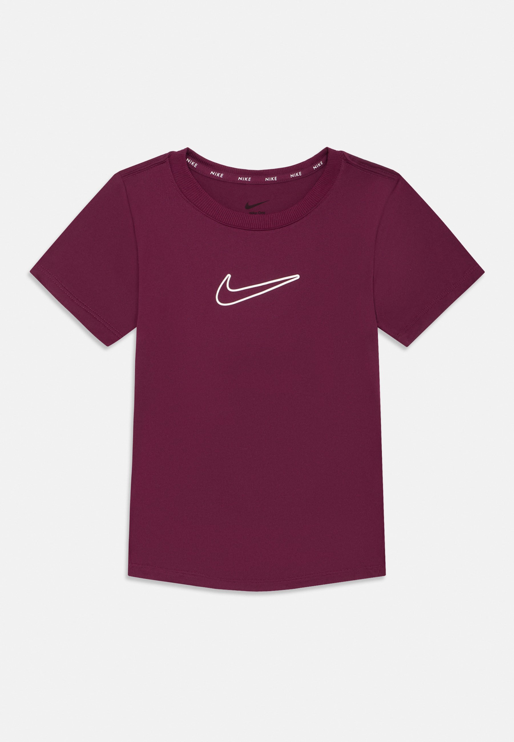 maroon and white nike shirt