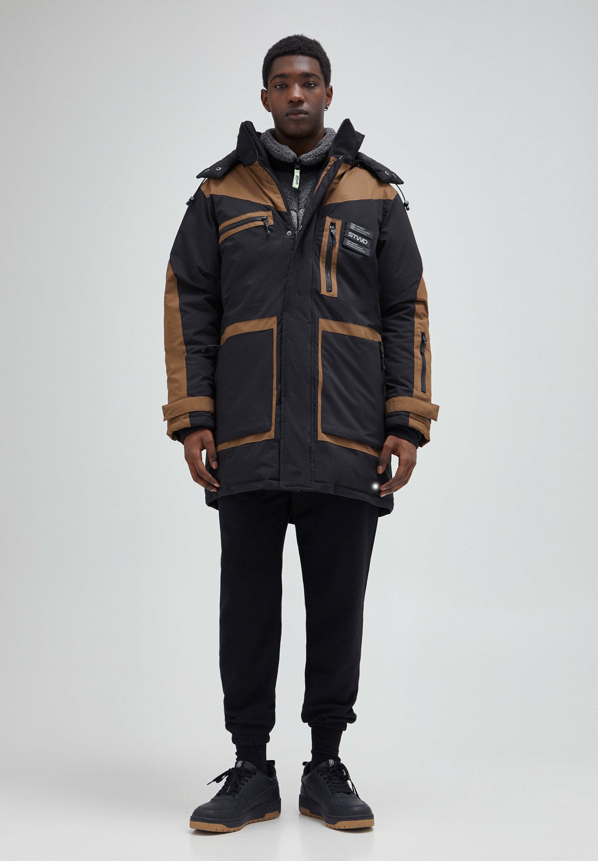 parka pull and bear homme