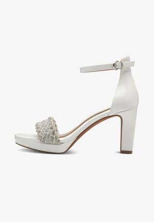 Marco Tozzi, Sandalias de tacón - ivory patent