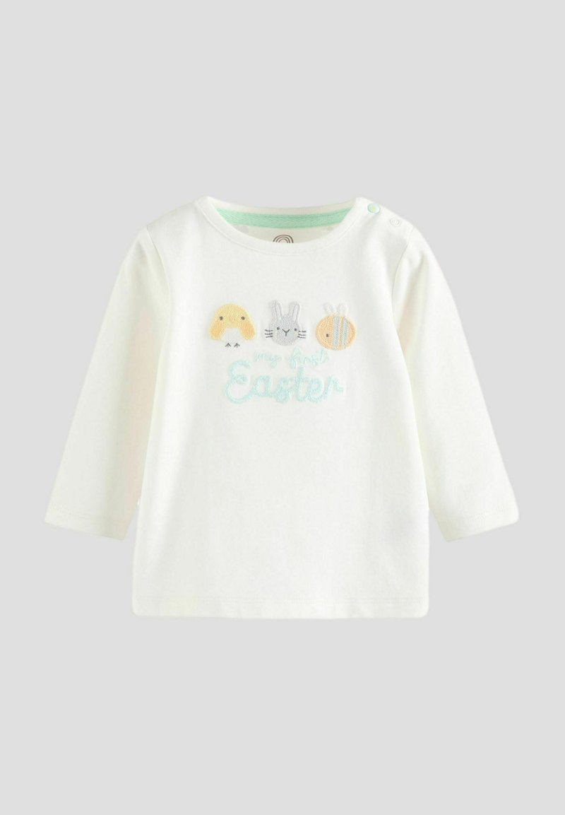 Completo Pasquale Neonato - Set Con Body, Pantaloni E Cappello Coniglietto, Cotone Elastan, Lavabile, Prima Pasqua - Foto 9