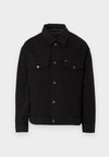 RELAXED TRUCKER JACKET - Chaqueta fina - black