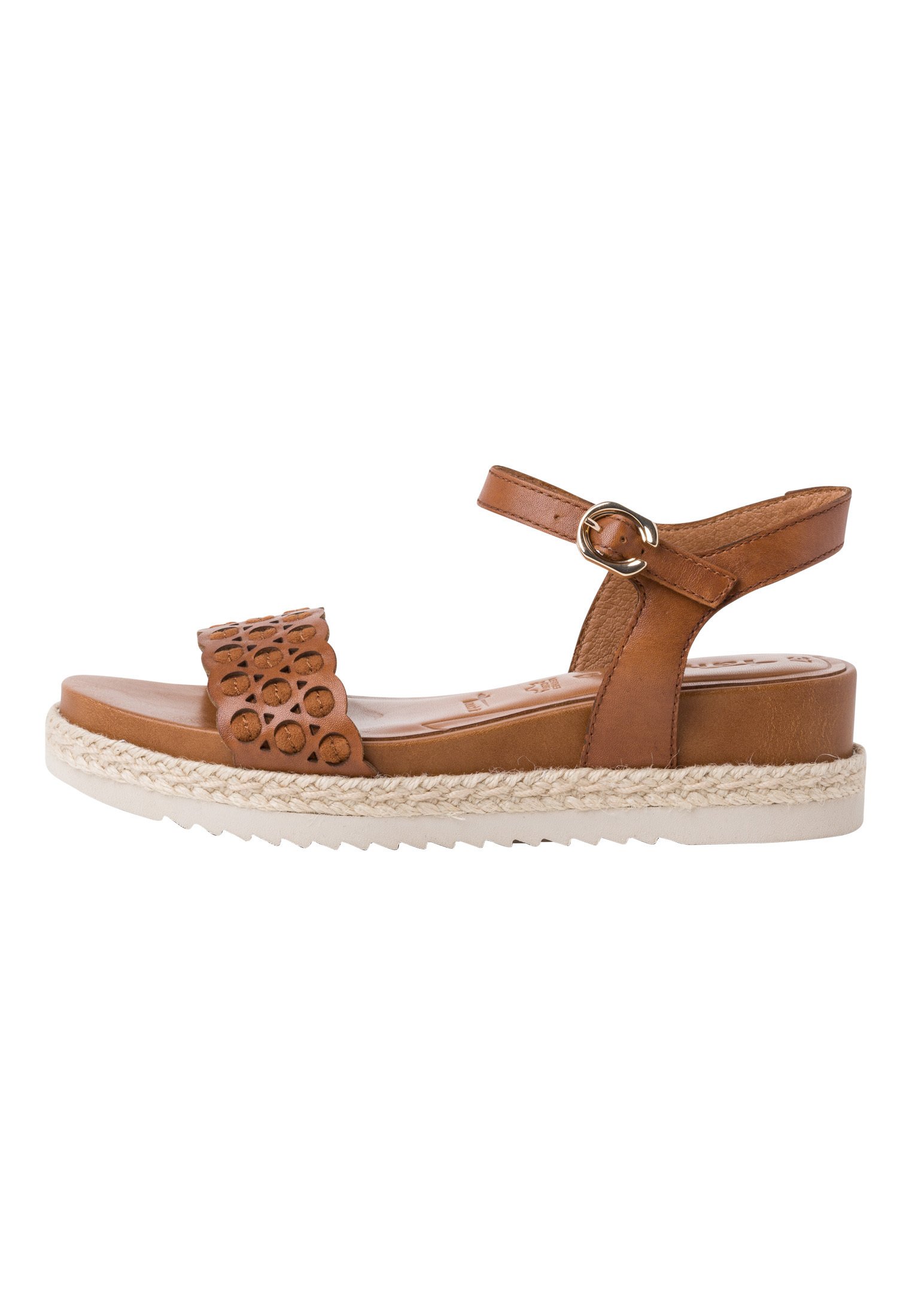 Tamaris Sandalen met plateauzool - cognac/bruin - Zalando.be