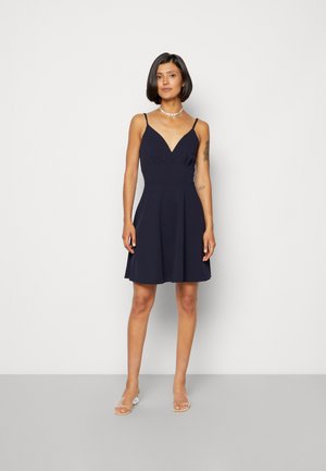 JINA SKATER DRESS - Vestido ligero - navy blue