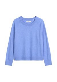 PULLOVER LONG SLEEVE - Jersey de punto - medium blue melange_free_