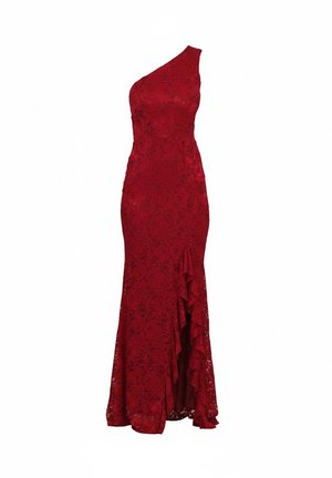WAL G., RHEA ONE SHOULDER MAXI  - Cocktailjurk - cherry red