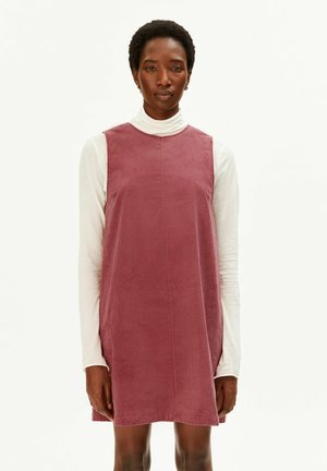 ARMEDANGELS, CORDUROY R-NECK MINI DRESS - Day dress - velvet ember
