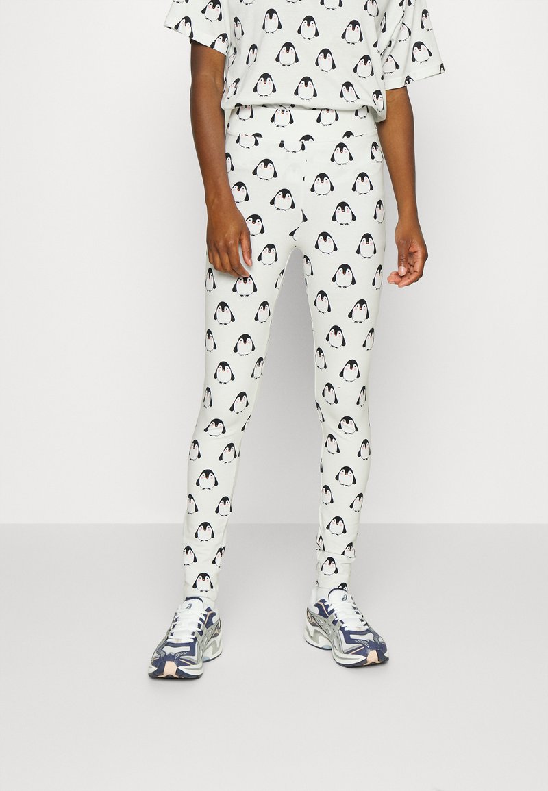 Monki Leggings - Calças - white