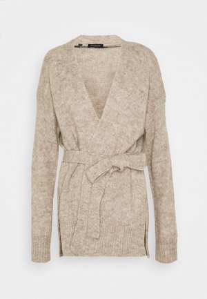 SLFKISSI SLIT CARDIGAN - Kardigan - sandshell